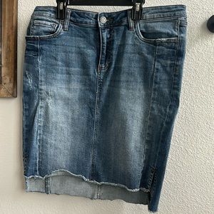 Kut from the Kloth denim skirt, size 12